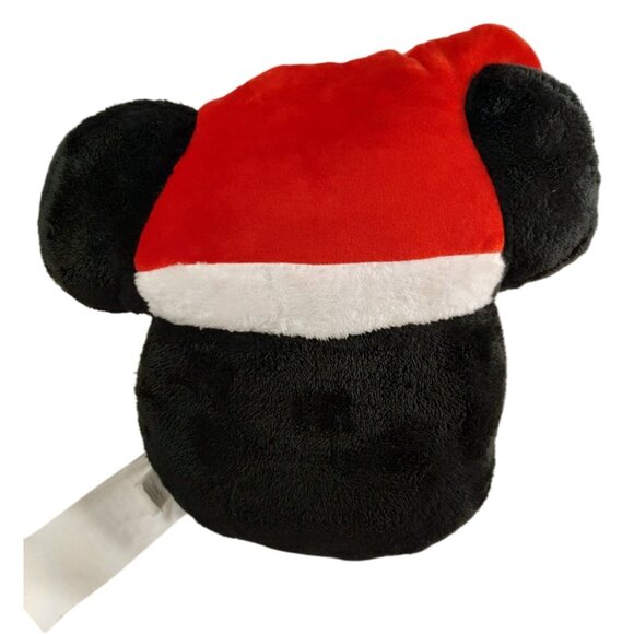 Ruz Disney Mickey Mouse 16 inch Christmas Pillow Plush Soft Toy With Santa Hat - Picture 4 of 7